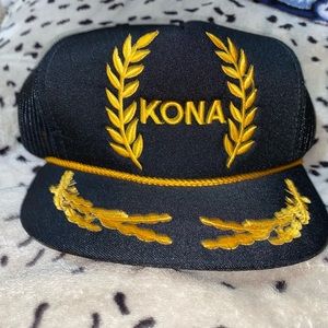 Vintage Kona snap back trucker hat